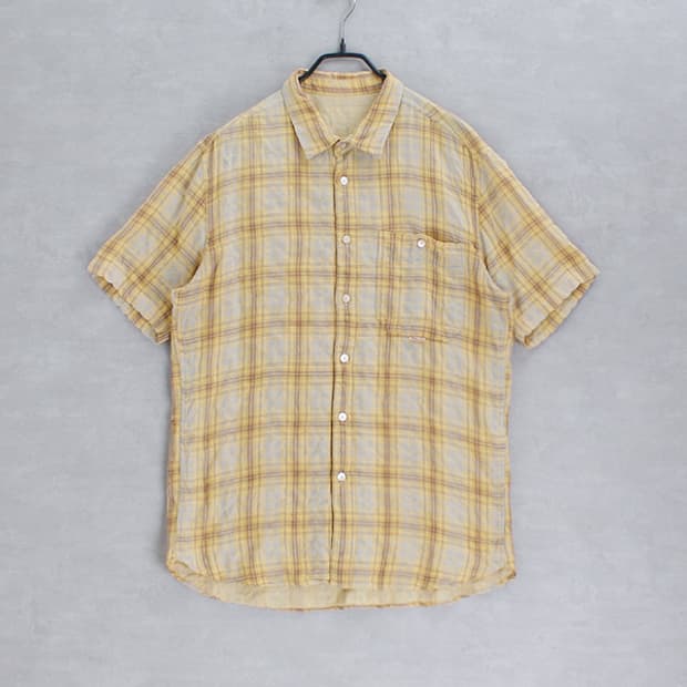 Papas _ check twill shirt