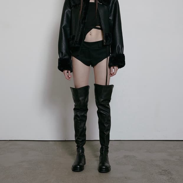 보헤미안서울 보헴서 하이넥 무스탕 23FW