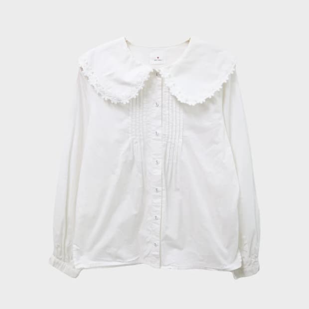 MERRY JENNY 빅카라 블라우스 67438