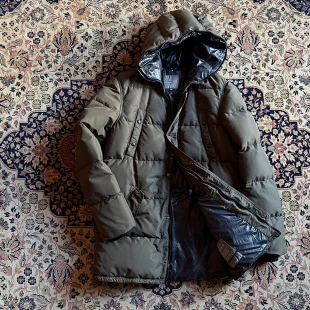 듀베티카 구스다운 패딩 코트 100