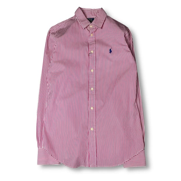 폴로랄프로렌 네이비 포니 딥핑크 스트라이프 긴팔 셔츠 커스텀핏 6