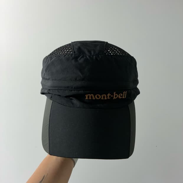 Mont bell 몽벨 메쉬 블랙 볼캡