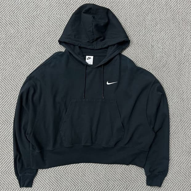 나이키 크롭 후드티 v0789