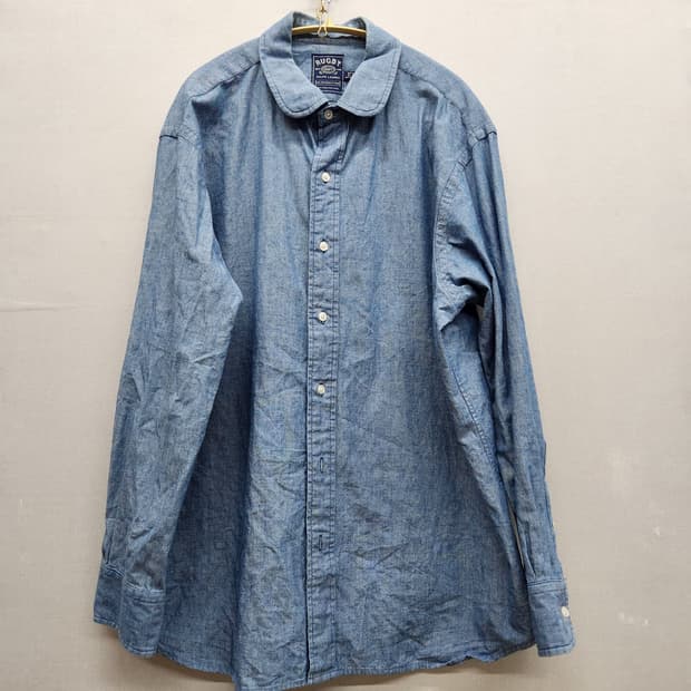 희귀) 폴로 럭비 랄프로렌 샴브레이 셔츠 XL