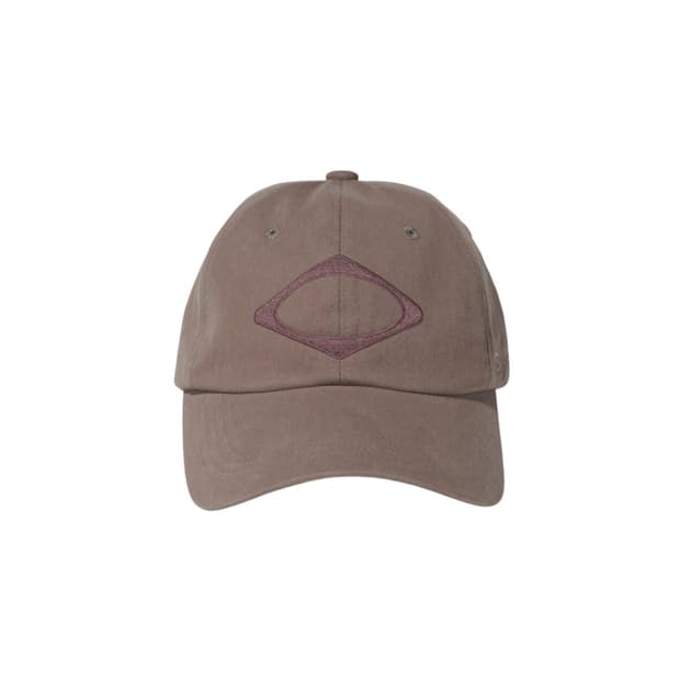 (무료배송) 미스치프 롬버스 볼캡 핑크 브라운