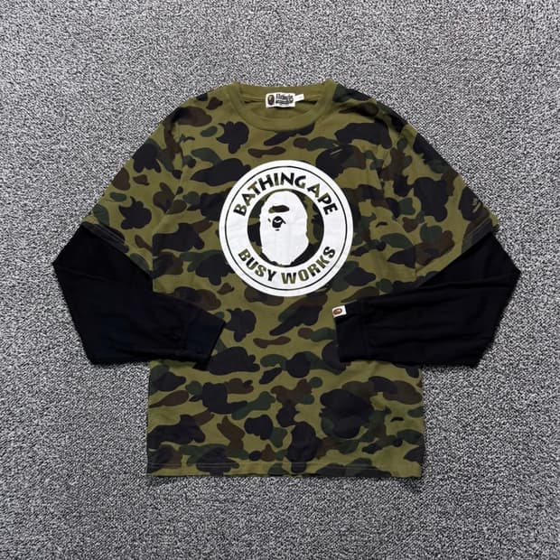 베이프 카모 레이어드