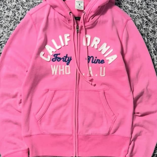 후아유 후드집업 핑크 