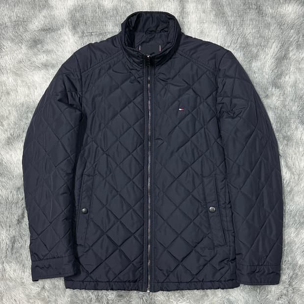 타미힐피거 퀄팅자켓 