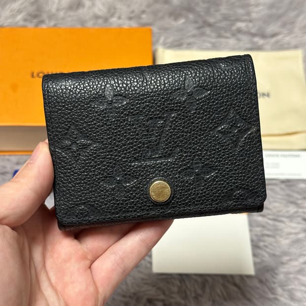 [풀구성] 루이비통 앙프렝뜨 카드지갑 블랙