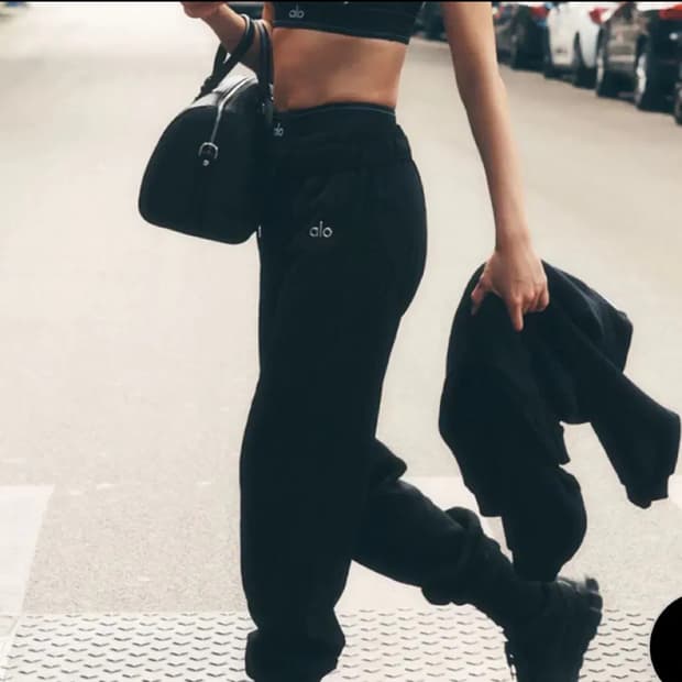 알로 어콜레이드 스웨트 팬츠 블랙 (조거팬츠) 새상품,쇼핑백포함