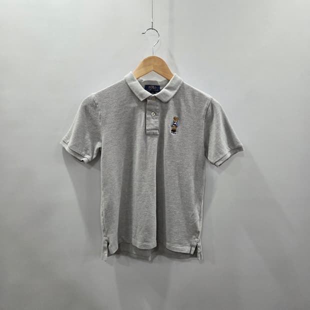 폴로랄프로렌 키즈 폴로베어 피케 카라티 그레이 M/10/12