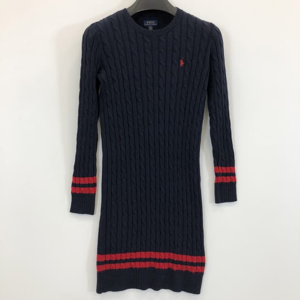 폴로 랄프로렌 케이블 원피스니트 55 