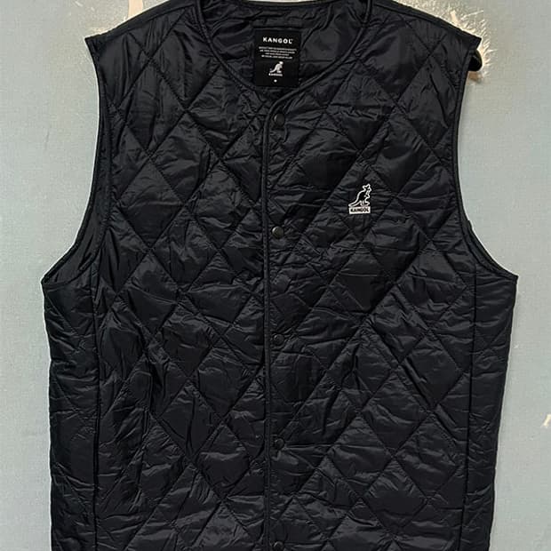 캉골 남자 퀼팅 경량 패딩조끼 웰론 새상품 캐주얼 M 95