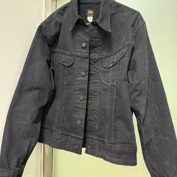 RRL Lot271 데님자켓 블랙M (멕시코)