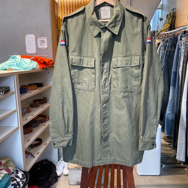 80-90s 네덜란드군 더치이미 필드자켓