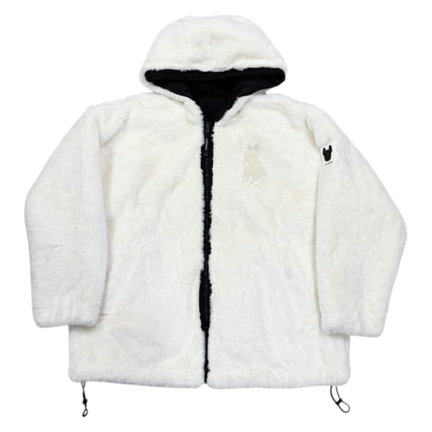 라이프워크 밍스타 퀄팅 리버서블 양면 자켓 블랙 화이트 M