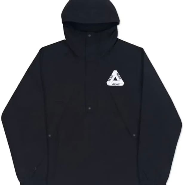 [L]팔라스 스케이트보드 스머그 하프집업 자켓 블랙