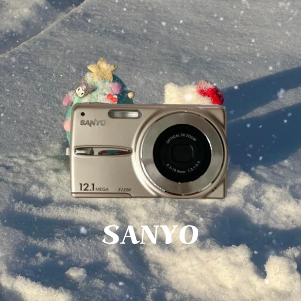 희귀 ! 산요 DSC-X1250 빈티지디카 디카
