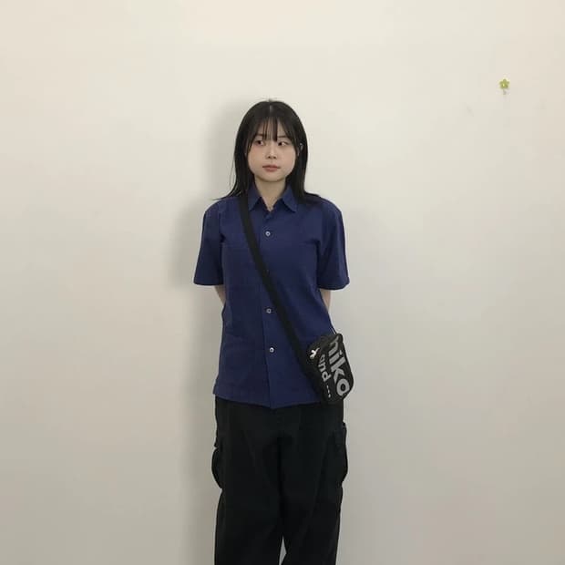 Ciaopanic Blue Short Sleeve Shirt