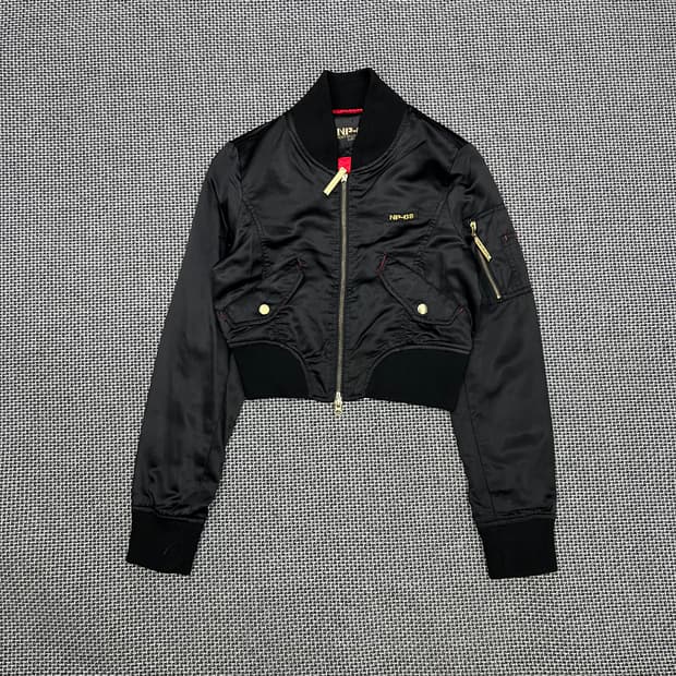 빈티지 펑크 갸루 크롭 마원