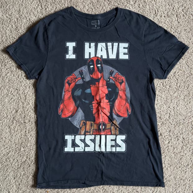 마블 데드풀 티셔츠