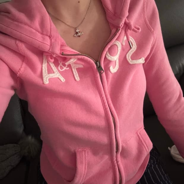 대장) 아베크롬비 세미딱붙 분홍 후드집업