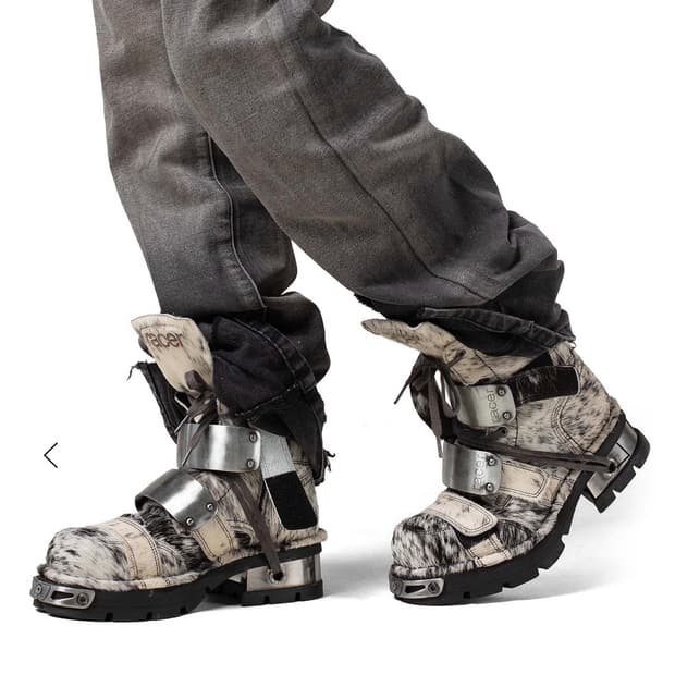 racer worldwide x new rock 포니 부츠 37사이즈