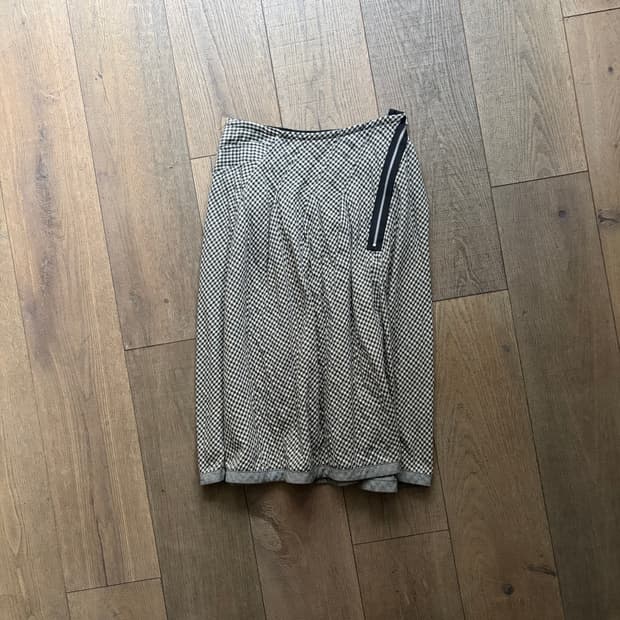 Transformed Pleats Zipper Skirt