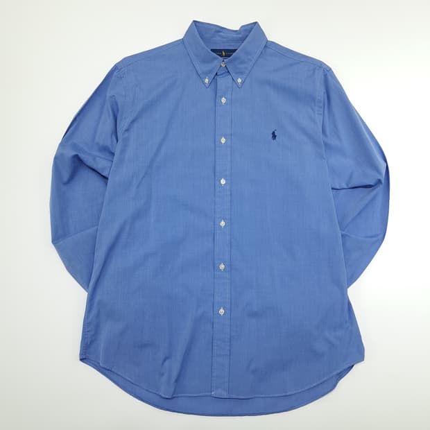 CN835 XL 폴로 랄프로렌 블루 긴팔 셔츠 남방
