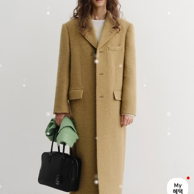 [xs] 던스트 2-WAY 3 BUTTON BOUCLE 카멜