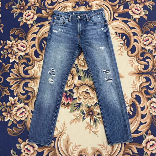 (30)리바이스 Levis 511 데미지 워싱 데님팬츠