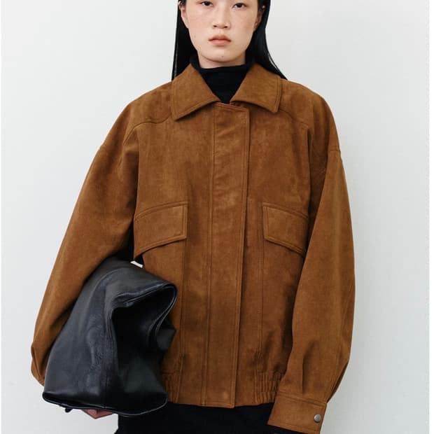 (고윤정st)노티아 스웨이드 자켓