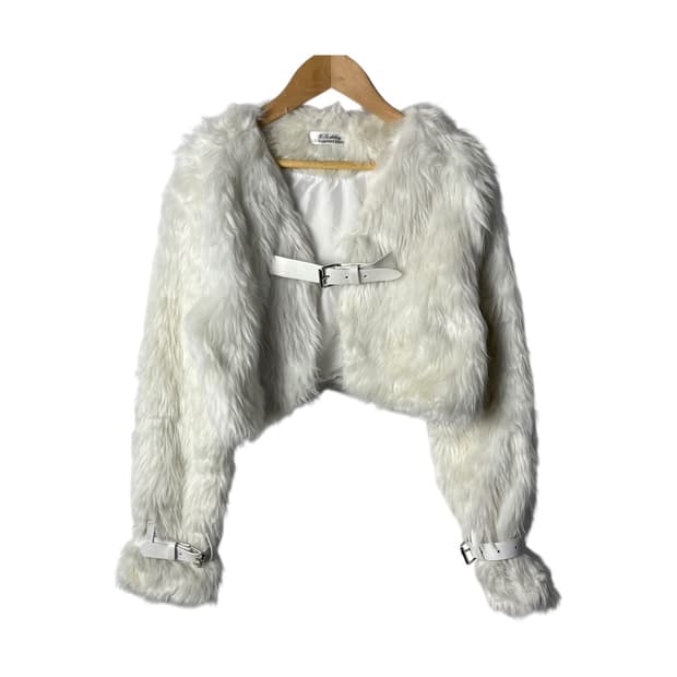 [JPN] 빈티지 크롭 퍼 자켓