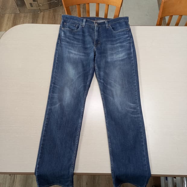 34 리바이스511 워싱 스판 슬림일자진 34-546