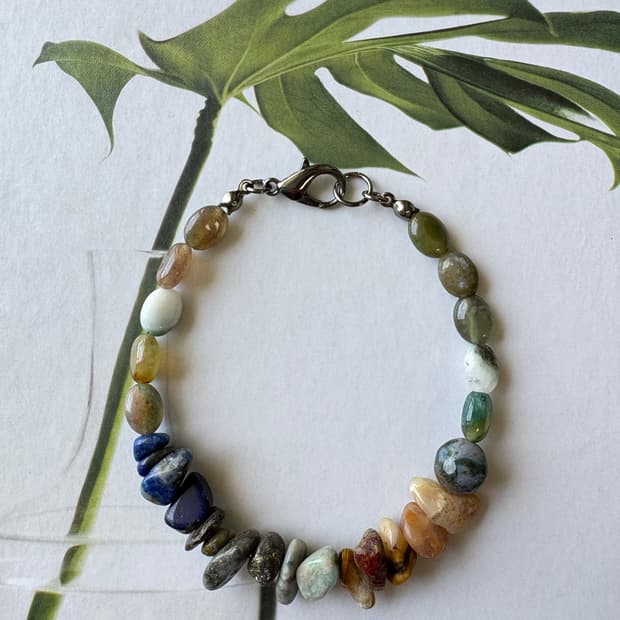 핸드메이드 원석 팔찌