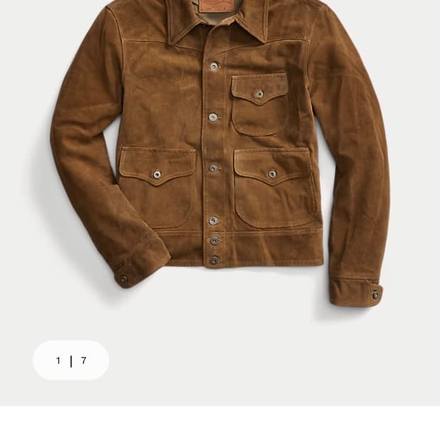 RRL 러프아웃 스웨이드 L