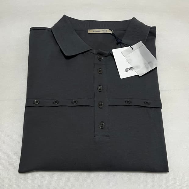 [S]팔로마울 Plana 버튼 폴로 티