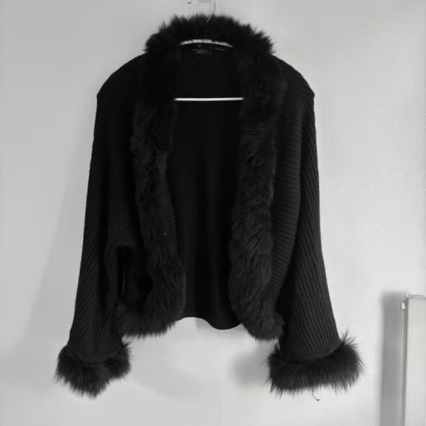 Vintage Fur Cardigan
