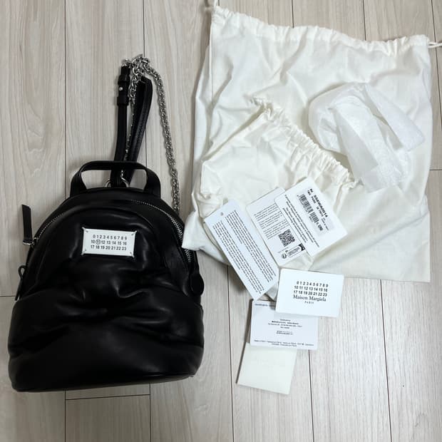 메종마르지엘라글램슬램백팩블랙