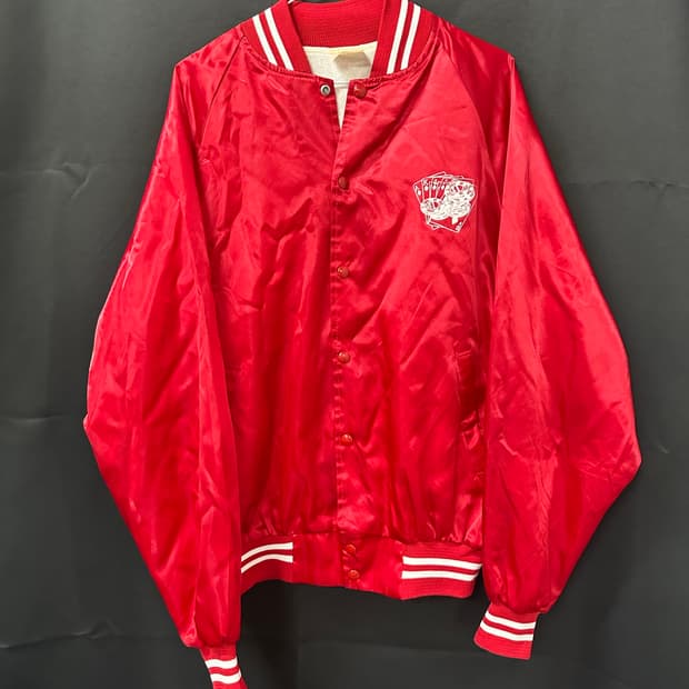 새틴 Auburn Sportswear 바시티 자켓
