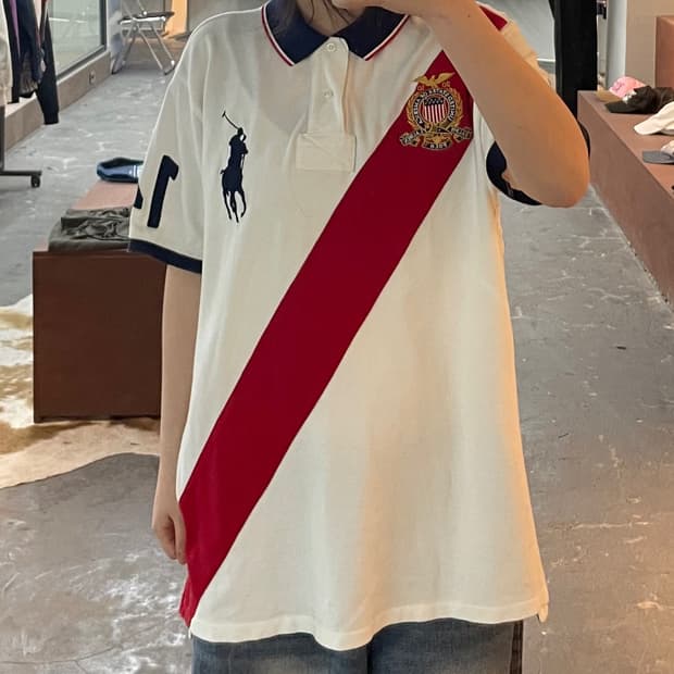 폴로랄프로렌 빅포니 치프키프 성조기 PK 카라넥티 H2408