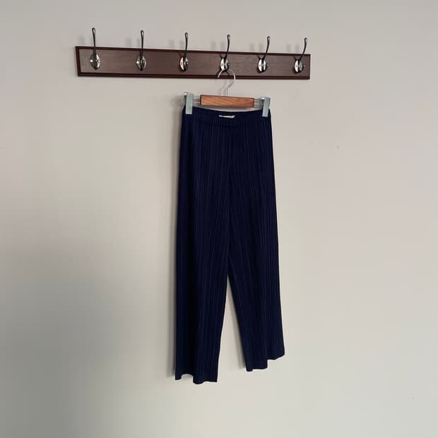 플리츠 플리즈 팬츠 바지
