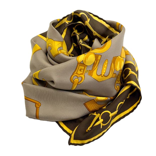 Gucci Horsebit Silk Scarf