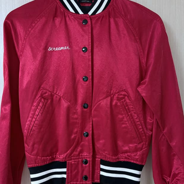 R13 바시티 자켓 