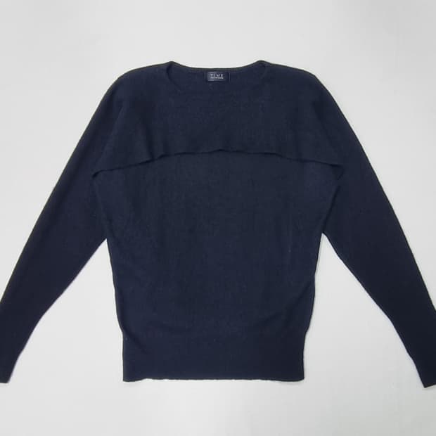 타임 포스트모던 울100 니트 Free _ 여성,실측환인