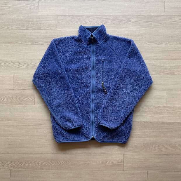 90s 파타고니아 레트로 딥파일 자켓 퍼플 블루