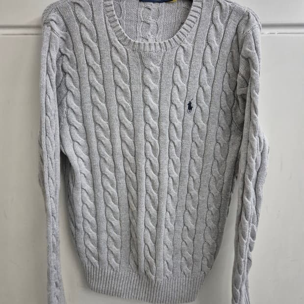 랄프 로렌 클래식한 케이블 니트