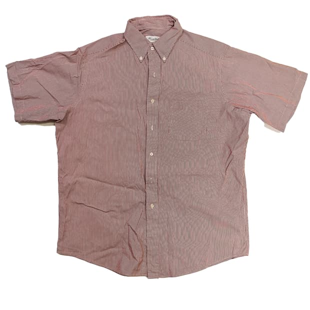 Brooks Brothers 스트라이프 반팔 셔츠 16½ (2XL)