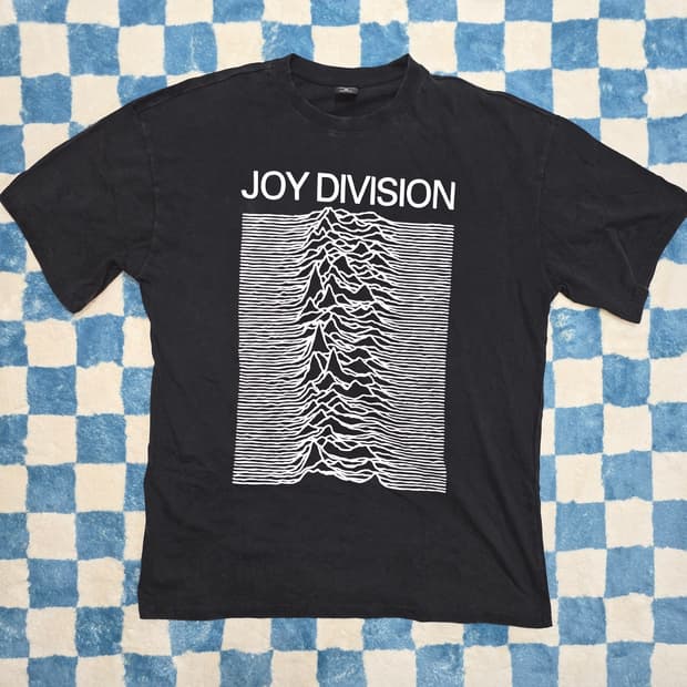 JOY DIVISION UNKNOWN PLEASURES 오바사이즈 티셔츠