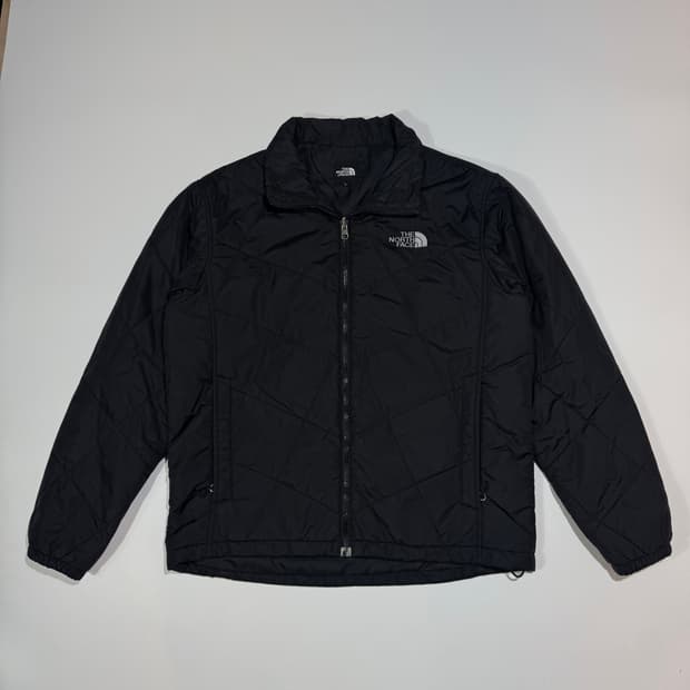 노스페이스 블랙 퀼팅 패딩 자켓